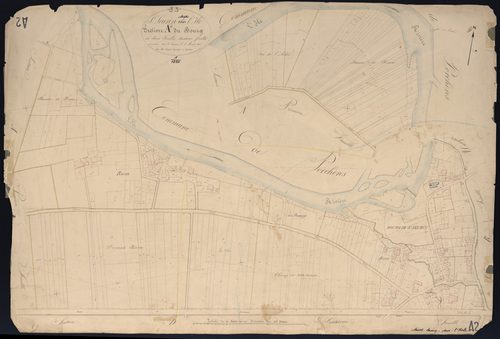 Saint-Seurin-sur-l'Isle - -Section A feuille 2 : Le Bourg