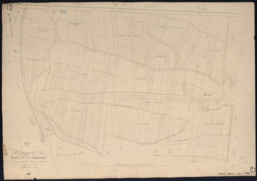 Saint-Seurin-sur-l'Isle - -Section C feuille 1 : Cabaneau