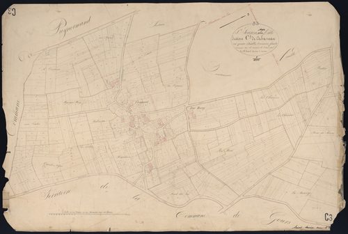 Saint-Seurin-sur-l'Isle - -Section C feuille 3 : Cabaneau