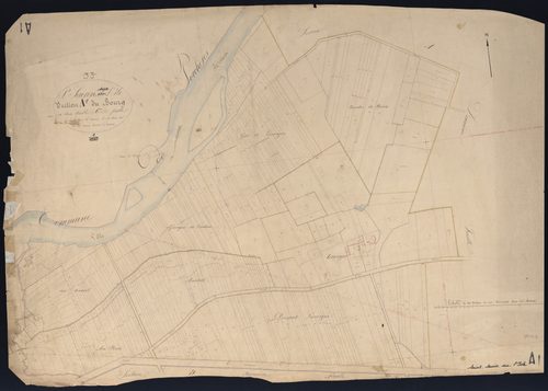 Saint-Seurin-sur-l'Isle - -Section A feuille 1 : Le Bourg