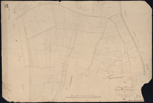 Saint-Seurin-sur-l'Isle - -Section D feuille 3 : La Cabane