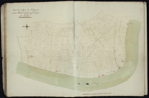 Saint-Sulpice-de-Faleyrens - -Section E feuille 2 : La Grange-de-Lescun