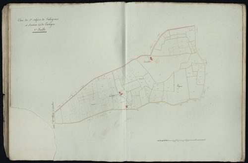 Saint-Sulpice-de-Faleyrens - -Section D feuille 1 : Lartigue