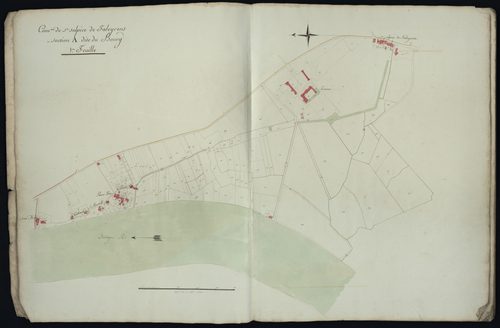 Saint-Sulpice-de-Faleyrens - -Section A feuille 1 : Le Bourg