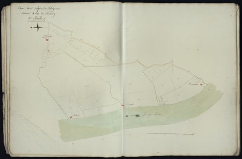 Saint-Sulpice-de-Faleyrens - -Section A feuille 3 : Le Bourg