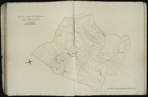 Saint-Sulpice-de-Faleyrens - -Section F feuille 1 : Les Morins