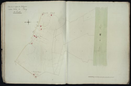 Saint-Sulpice-de-Faleyrens - -Section A feuille 2 : Le Bourg