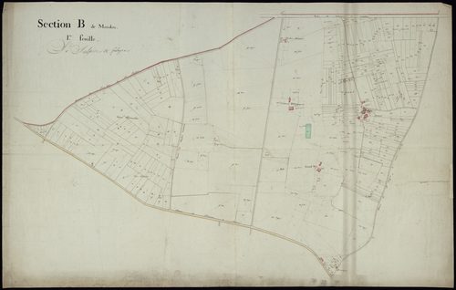 Saint-Sulpice-de-Faleyrens - -Section B feuille 1 : Mondou