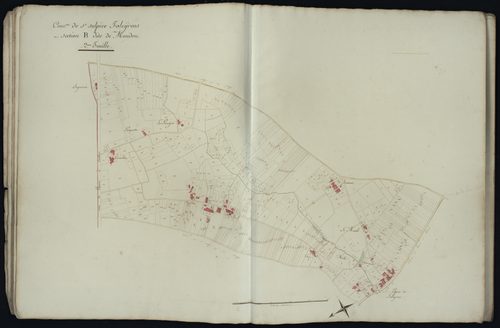 Saint-Sulpice-de-Faleyrens - -Section B feuille 2 : Mondou
