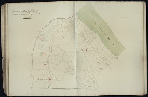 Saint-Sulpice-de-Faleyrens - -Section E feuille 1 : La Grange-de-Lescun