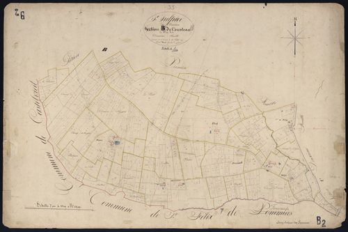 Saint-Sulpice-de-Pommiers - -Section B feuille 2 : Cousteau