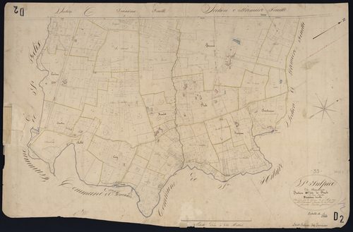 Saint-Sulpice-de-Pommiers - -Section D feuille 2 : Buch