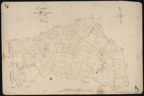 Saint-Sulpice-de-Pommiers - -Section B feuille 1 : Cousteau