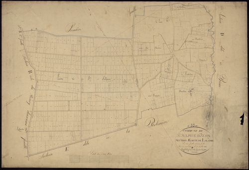 Saint-Sulpice-et-Cameyrac - -Section C feuille 2 : Lalande