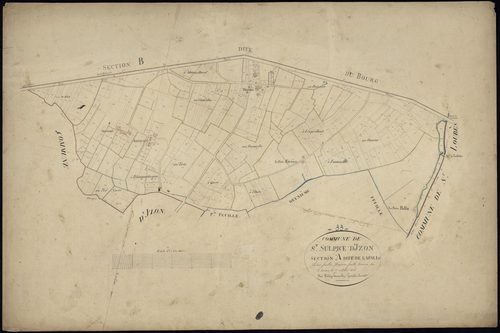 Saint-Sulpice-et-Cameyrac - -Section A feuille 3 : Lapallu