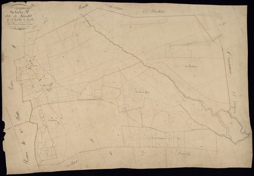 Saint-Symphorien - -Section A feuille 1 : Gardit