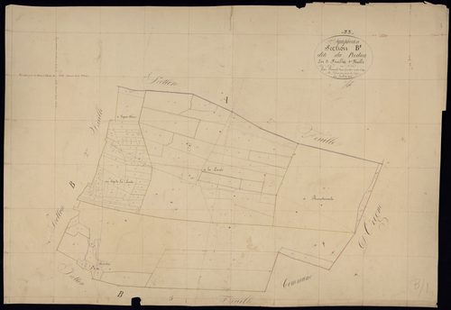 Saint-Symphorien - -Section B feuille 1 : Le Pudau