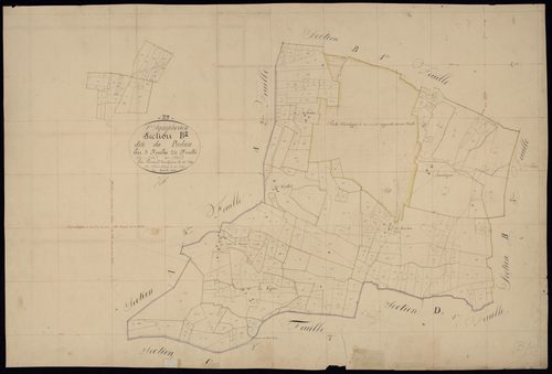 Saint-Symphorien - -Section B feuille 2 : Le Pudau
