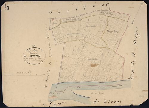 Sainte-Terre - -Section D feuille 2 : Le Bourg