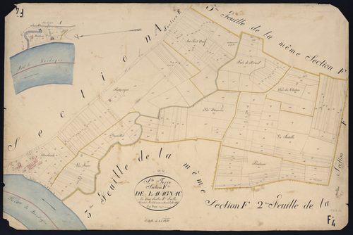Sainte-Terre - -Section F feuille 4 : Lavagnac