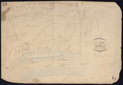 Sainte-Terre - -Section E feuille 2 : La Chapelle