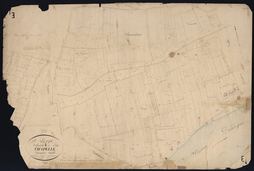 Sainte-Terre - -Section E feuille 1 : La Chapelle