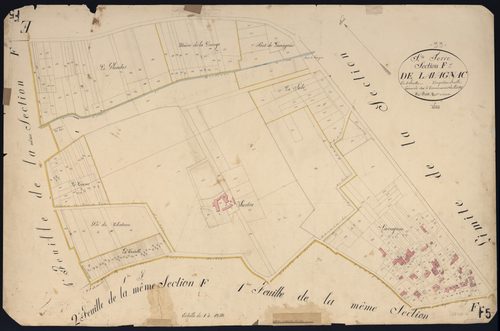Sainte-Terre - -Section F feuille 5 : Lavagnac