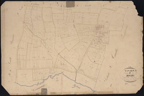 Saint-Vivien-de-Blaye - -Section B feuille 7 : Le Bourg