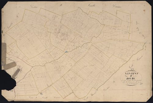 Saint-Vivien-de-Blaye - -Section B feuille 4 : Le Bourg