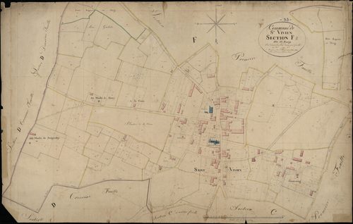 Saint-Vivien-de-Médoc - -Section F feuille 2 : Le Bourg