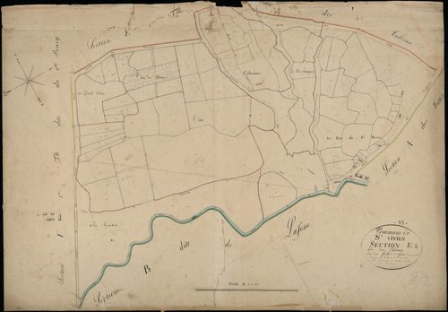 Saint-Vivien-de-Médoc - -Section E feuille 2 : Les Cabiraux