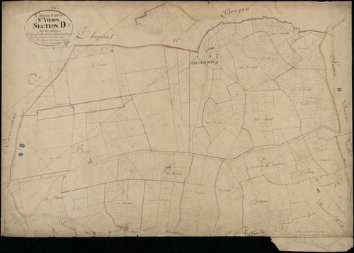 Saint-Vivien-de-Médoc - -Section D feuille 3 : Les Artigues