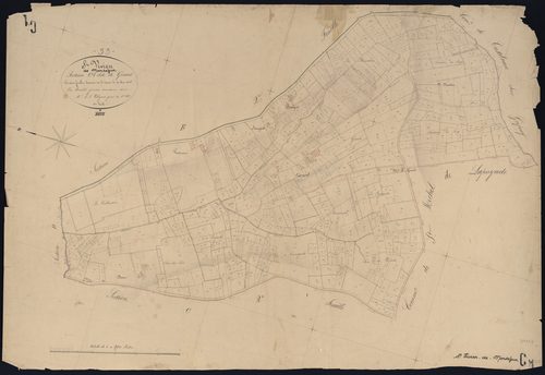 Saint-Vivien-de-Monségur - -Section C feuille 1 : Girard