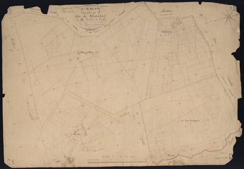 Saint-Yzan-de-Soudiac - -Section C feuille 1 : Blanchet