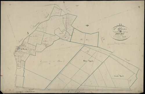 Saint-Yzans-de-Médoc - -Section B feuille 1 : Le Bourg