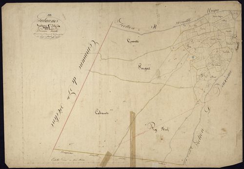 Salaunes - -Section C feuille 1 : Le Plecq