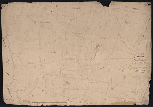 Salignac - -Section E feuille 3 : Le Bourg