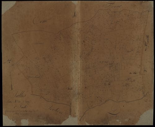 Salles - -Section A feuille 1 : Grange