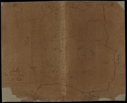 Salles - -Section A feuille 2 : Grange