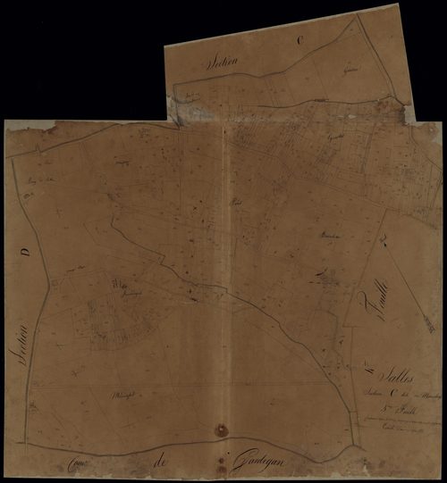 Salles - -Section C feuille 3 : Marceloup