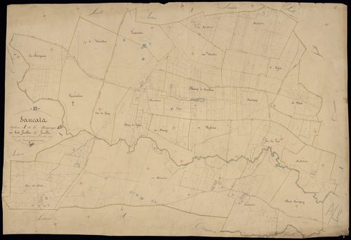 Saucats - -Section A feuille 4 : La Bargueyre