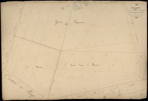 Saucats - -Section A feuille 6 : La Bargueyre