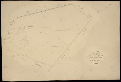 Saucats - -Section C feuille 6 : Baudes