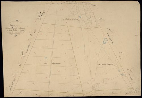Saucats - -Section A feuille 7 : La Bargueyre
