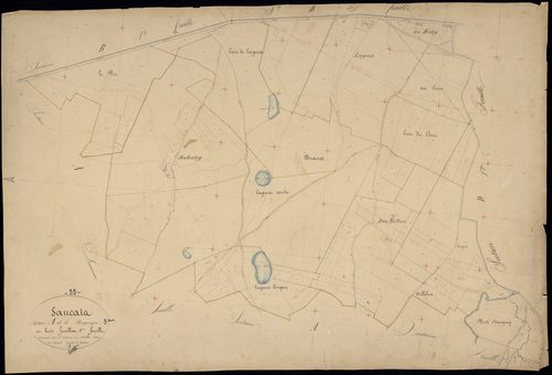 Saucats - -Section A feuille 3 : La Bargueyre