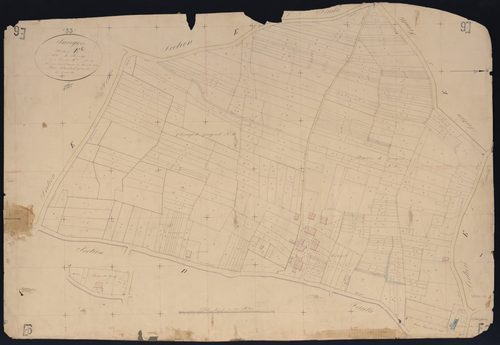 Saugon - -Section E feuille 6 : Le Bourg