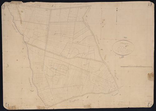Saugon - -Section E feuille 1 : Le Bourg