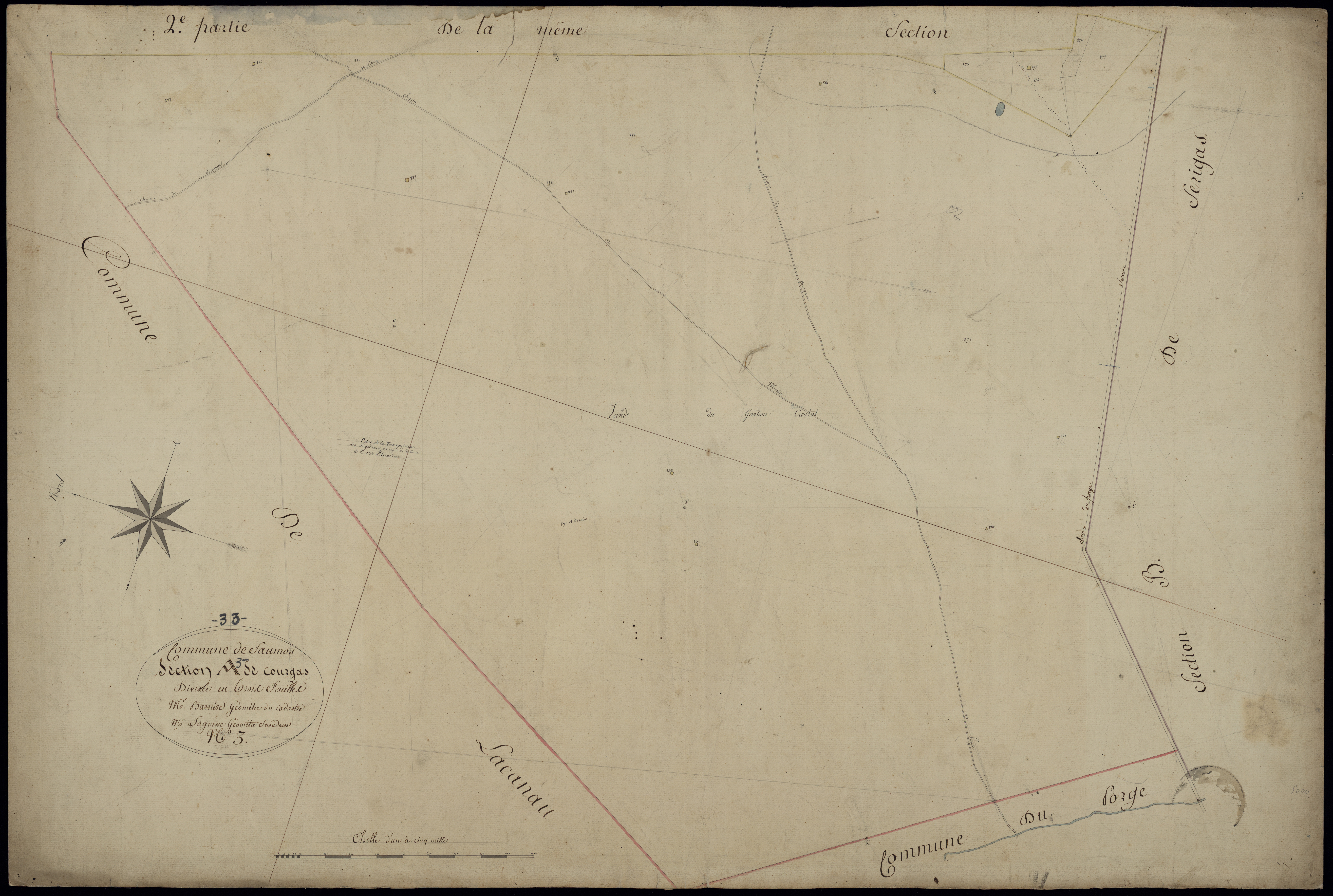 Saumos - -Section A feuille 3 : Courgas