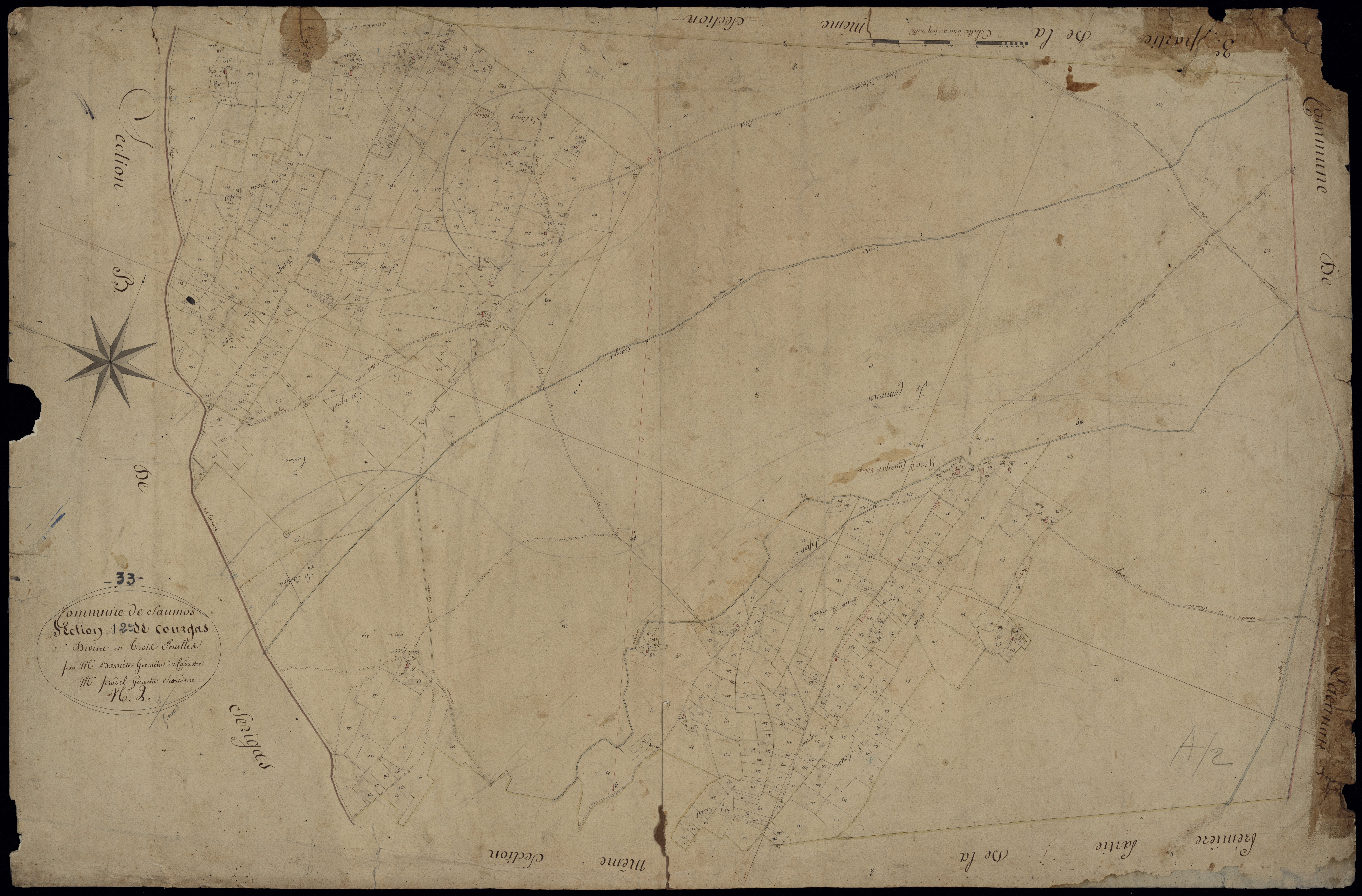 Saumos - -Section A feuille 2 : Courgas