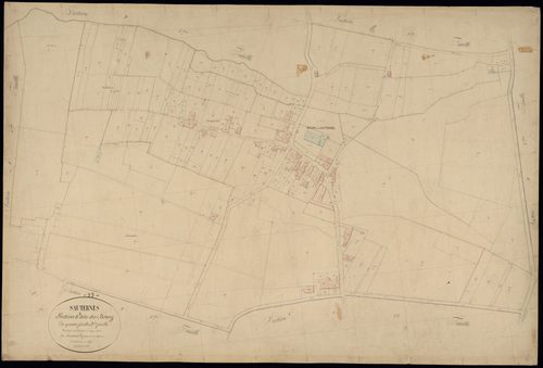 Sauternes - -Section B feuille 2 : Le Bourg
